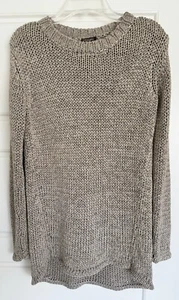 Maglione donna J McLaughlin maglia grossa taglia XS girocollo hi orlo basso - Foto 1 di 9
