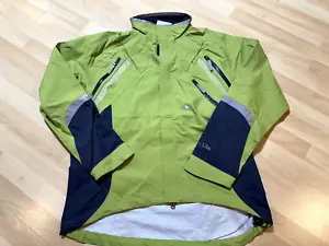 Men’s Green Cyclite Hardshell Jacket Reflective (No LED) 2.5L Waterproof L - Picture 1 of 11