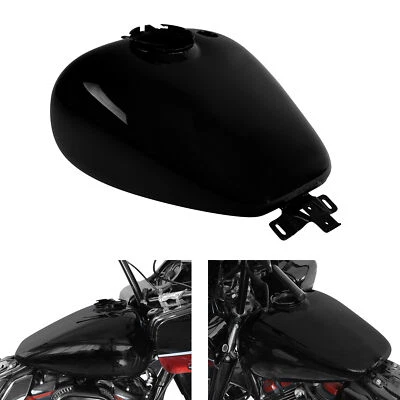 Vivid Black 6 галлонов Топливный бак подходит для Harley CVO Street Road Glide 2008-2022 - Изображение 1 из 4