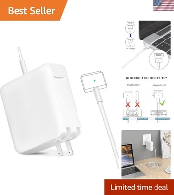 Portable 45W Power Adapter for MacBook Air 11" & 13" (2012-2017) with LED Status - Image 1 of 4