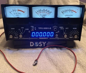 Dosy TFC3001 3 Watt Ranges 1000 Watts Meter Designed HF Use. Peak Metering - Zdjęcie 1 z 4
