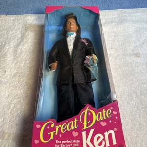 Vintage 1995 Ken Great Date NRFB Mattel #14837 Kartonschaden - Bild 1 von 6