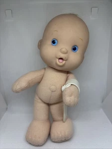 VTG 1996 TYCO Cuddle on Delivery Poseable Baby Girl Doll 8.5" Bond Blue Eyes  AS - Picture 1 of 4