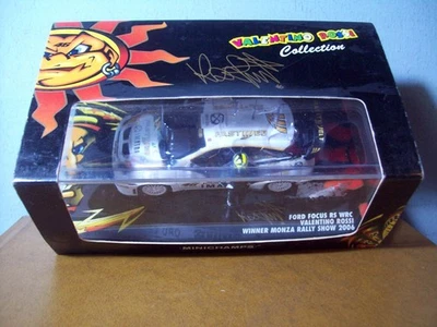 1/43 MINICHAMPS 436 068446 VALENTINO ROSSI FORD FOCUS RS WRC MONZA SHOW 2006 - Image 1 of 4