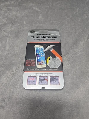 Protector Pantalla Cristal Templado Qmadix First Defense para iPhone 6 6s 7 8+ Plus Foto 1 de 2