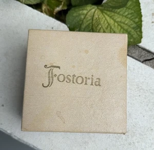 Fostoria Elegante Kristall Untersetzer 4er Set - Bild 1 von 11