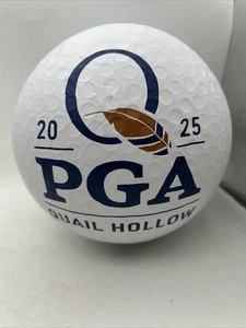 PGA Championship 2025 Quail Hallow Giant Golf Ball White Oversized Baden 7” - Picture 1 of 5