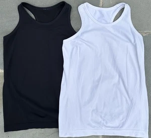 Athleta Girl Tank Tops Size L/12 Power Up Seamless Tank Limitless Lot of 2 - Picture 1 of 7