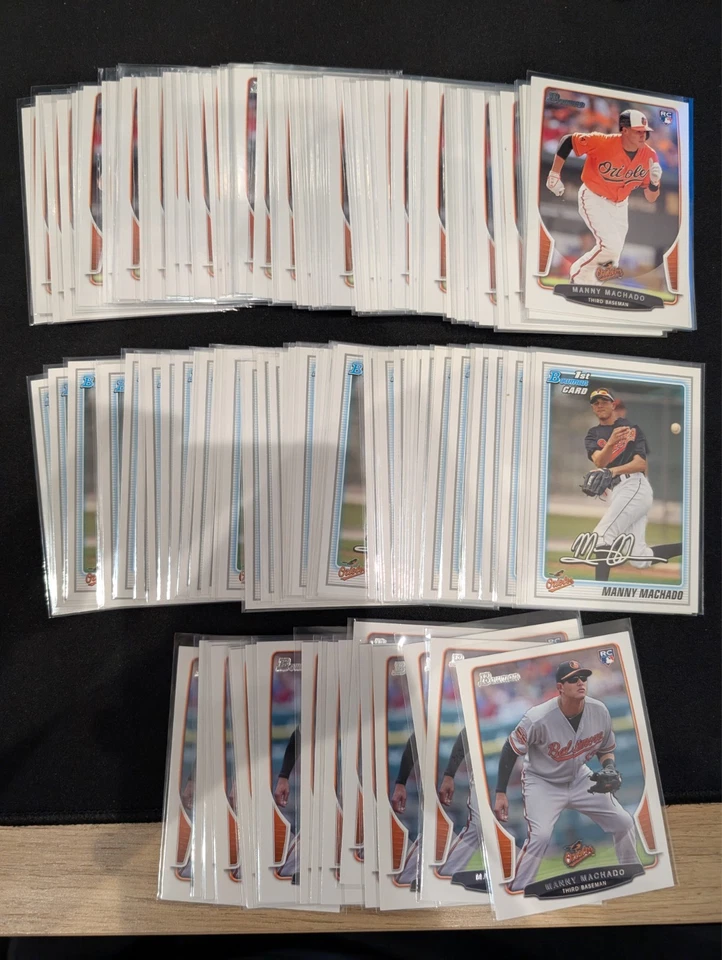 Manny Machado RC 1st Bowman Lot x127 #215 #BDPP80 #4 2010 2013 Orioles - Image 1 of 2