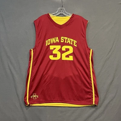 Iowa State Cyclones Basketball Jersey Men’s XL Red Reversible Cyclone Alley #32 - Image 1 of 4