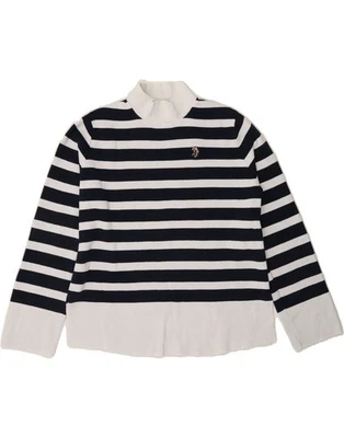 EE. UU. POLO ASSN. Suéter Jersey Cuello Tortuga Mujer Reino Unido 12 Mediano Azul Marino DN89 Foto 1 de 2