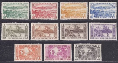 Nuevo Juego Hébridas 1957 Reina Isabel II Como Nuevo SG84-94 gato £18 Foto 1 de 2