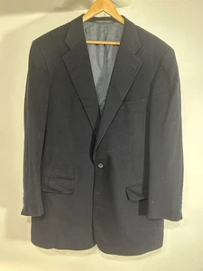 ERMENEGILDO ZEGNA Louis Boston Blue Blazer Wool/ Cashmere - Minor Defects 44R - Picture 1 of 24