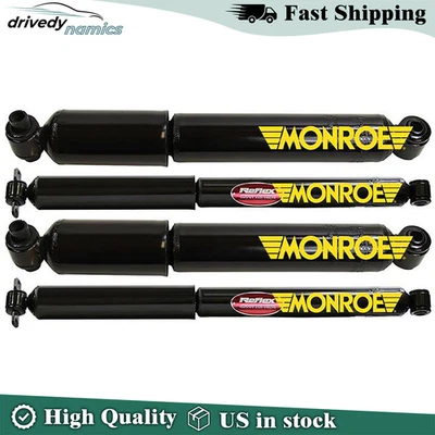 Se adapta a GMC/Chevy K2500 K3500 con 8.600 PBV Monroe Reflex nuevos amortiguadores delanteros y traseros Foto 1 de 4