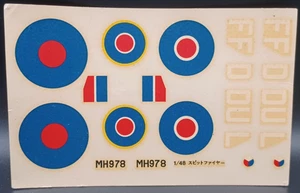 Nichimo | No. ? | 1:48 Spitfire Mk.IX Decals - Picture 1 of 1