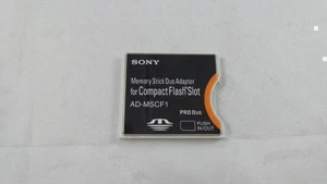Sony AD-MSCF1 Memory Stick Duo Adapter for Compct Flash - Picture 1 of 2