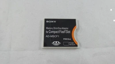 Sony AD-MSCF1 Memory Stick Duo Adapter for Compct Flash - Image 1 of 2