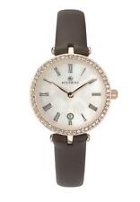Accurist 8227 Ladies Mother Of Pearl Dial & Brown Leather Strap Watch RRP £89.99