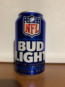 2019 Bud Light NFL Kickoff Generic Can 100th Season 12oz #667450