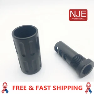 Muzzle Brake 5/8x24 Thread With M20*1.5 Thread Sleeve Sound Forwarder For 308 - Picture 1 of 10