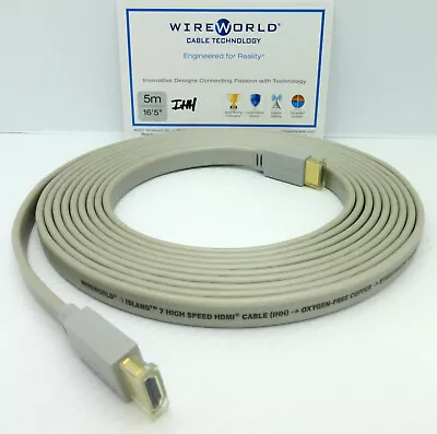 Cable HDMI WireWorld Island 7 5 metros 4K, ARC, 3d Foto 1 de 4