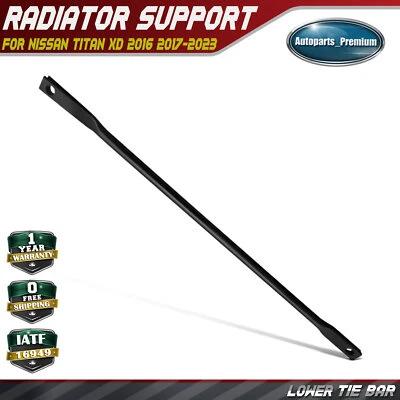 Conjunto de soporte de radiador de barra de amarre inferior con CAPA para Nissan TITAN XD 2016 2017-2023 Foto 1 de 4