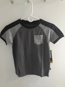 LEE Boys' Little Short Sleeve XL Pocket T Shirt, Black/Gray NWT - Picture 1 of 2
