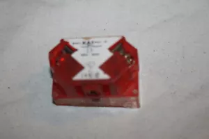 Bloque de contacto cuadrado D 9001 KA3 serie K rojo - Imagen 1 de 3