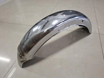SUZUKI GT100-GT100A-GT100M-GT125 REAR FENDER METAL CHROME HIGH QUALITY BRAND NEW - Image 1 of 4