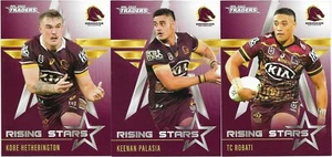 2022 Nrl Traders Rising Stars 3 Card Set - BRONCOS - Picture 1 of 3