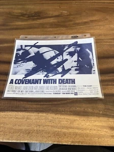Vintage Warner Brothers Movie Double Sided Synopsis Sheet  A Covenant with Death - Foto 1 di 2