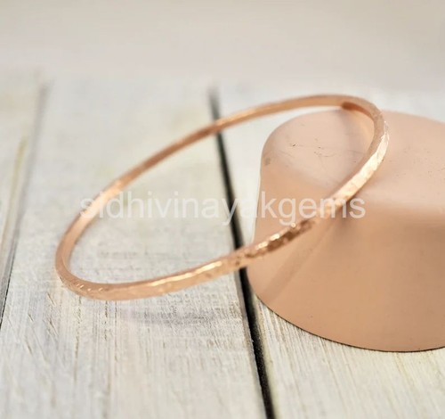 VALENTINO 1 pz. braccialetto fatto a mano rame gioielli bracciale rame impilabile martellato BK 14