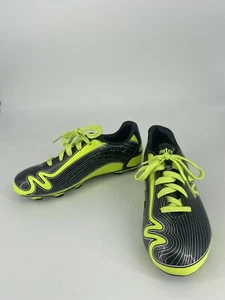 New Mitre Soccer Cleats Phoenix X Bridge Black & Green Sz 5 - Picture 1 of 5