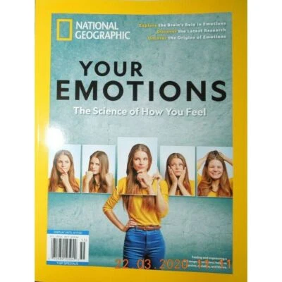 YOUR EMOTIONS national geographic SCIENCE OF HOW YOU FEEL brain's role ORIGINS Foto 1 de 4