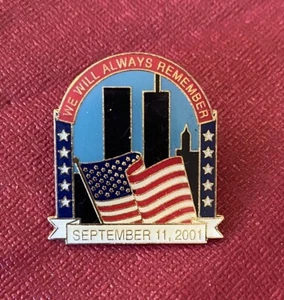 911 September 11 2001 Commemorative Pin World Trade Center Twin Towers NOS - Picture 1 of 2