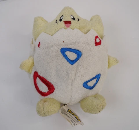 Pokemon Togepi Plush Jakks Pacific Stuffed Doll figure 2010 5" Cartoon Cover