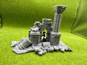 Edificio Distrutto Antiche Rovine Scala HO #S5 Stampa 3D Scala 1:87 - Foto 1 di 5