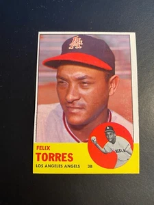 1963 TOPPS BASEBALL #482 FELIX TORRES !! LIVRAISON 1€ !! - Photo 1/2