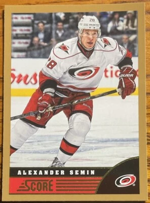 2013-14 Score Gold Alexander Semin #80 Carolina Hurricanes - Image 1 of 2