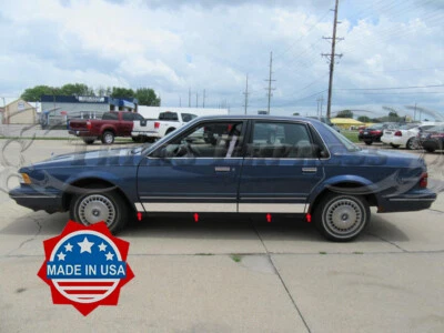 Buick Century 1982-1996 sedán de 4 puertas panel basculante de acero inoxidable moldura 8 piezas 4" Foto 1 de 4