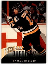 1993-94 Leaf Freshman Phenoms Markus Naslund #4 Pittsburgh Penguins