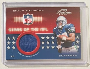Shaun Alexander 2002 Prestige Stars Of The NFL Jersey 47/300 Alabama Seahawks - Picture 1 of 2