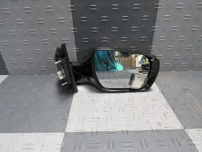 2015 HYUNDAI SANTA FE ПРАВОЕ БОКОВОЕ ЗЕРКАЛО СЛЕПЫЕ ЗОНЫ ПРЕДУПРЕЖДЕНИЕ ПОВОРОТНИК ЧЕРНЫЙ S3B - Изображение 1 из 4