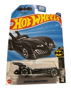 Hot Wheels Mattel 2024 Batman & Robin Batmobile Diecast Car New - Picture 1 of 2