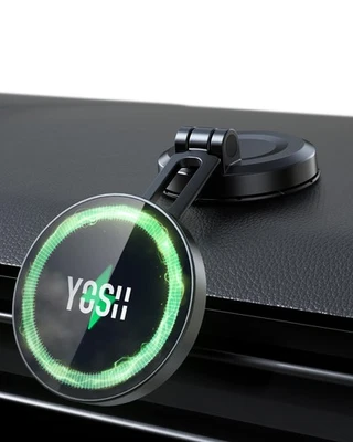 Caricatore Wireless Auto per Magsafe [15W Ricarica Veloce] Supporto Telefono - Immagine 1 di 4