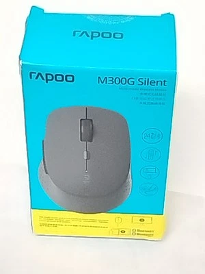 RAPOO M300G Silent Wireless Bluetooth Mouse Multi-Mode for Laptop PC Mac-NIB - Image 1 of 4
