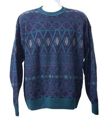 Vintage Wool Pendleton Sweater Men's Size XL USA Made Southwest/Aztec Print - Image 1 of 4