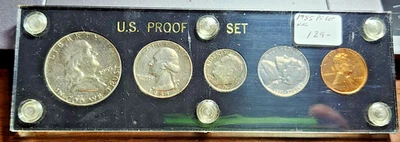 1955 US Proof Set - Acrylic Holder - Very Little Toning - Nice Set! - Image 1 of 4