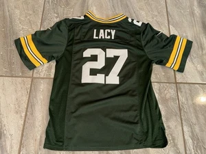 Camiseta deportiva cosida Nike Green Bay Packers Eddie Lacy juvenil talla S - Imagen 1 de 2