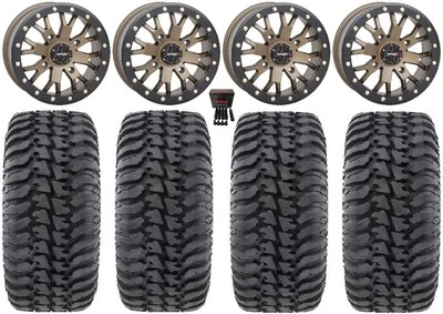 System 3 SB-4 Bronze (6+1) 14" Wheels 28" Regulator Tires Sportsman 550 850 1000 - Image 1 of 4
